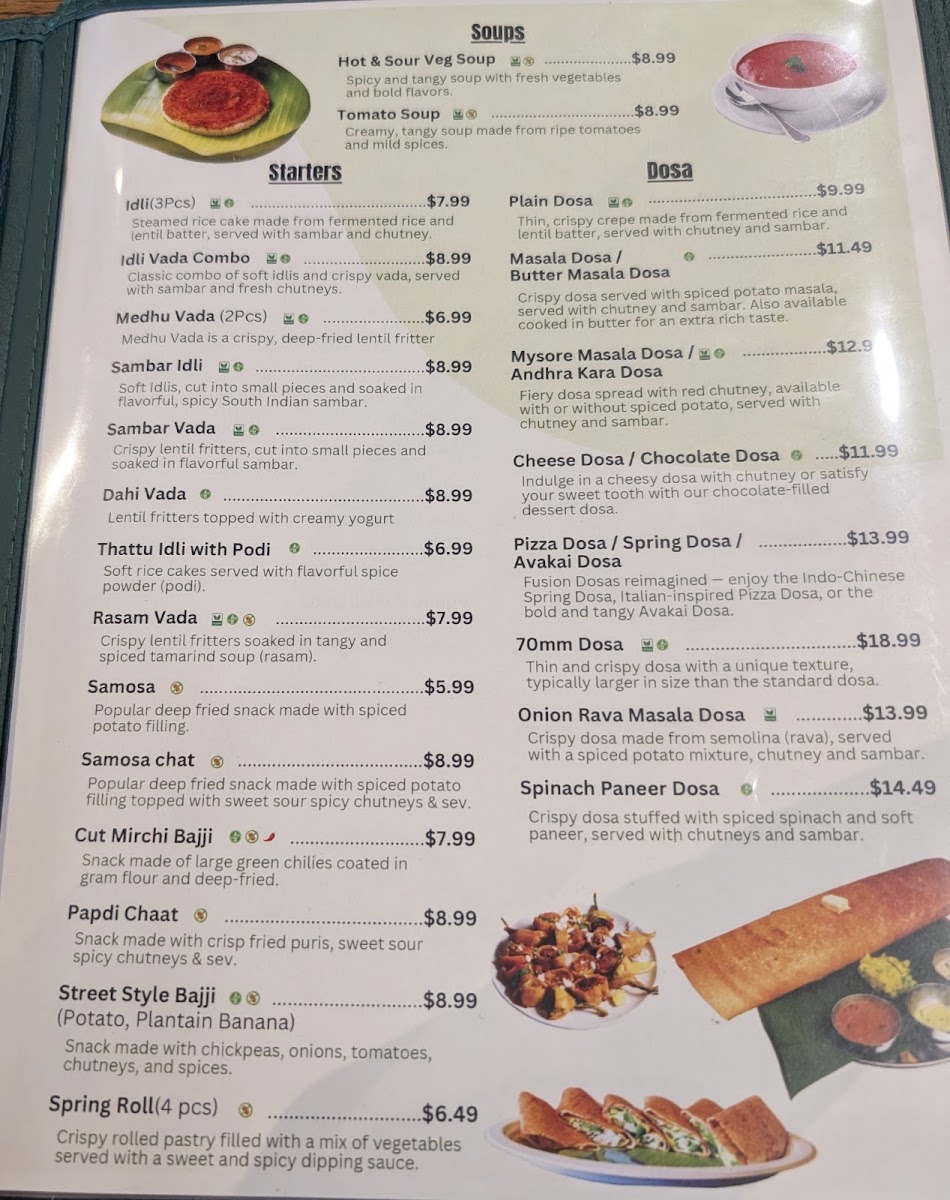 Chennai Tiffins Menu - Image 1